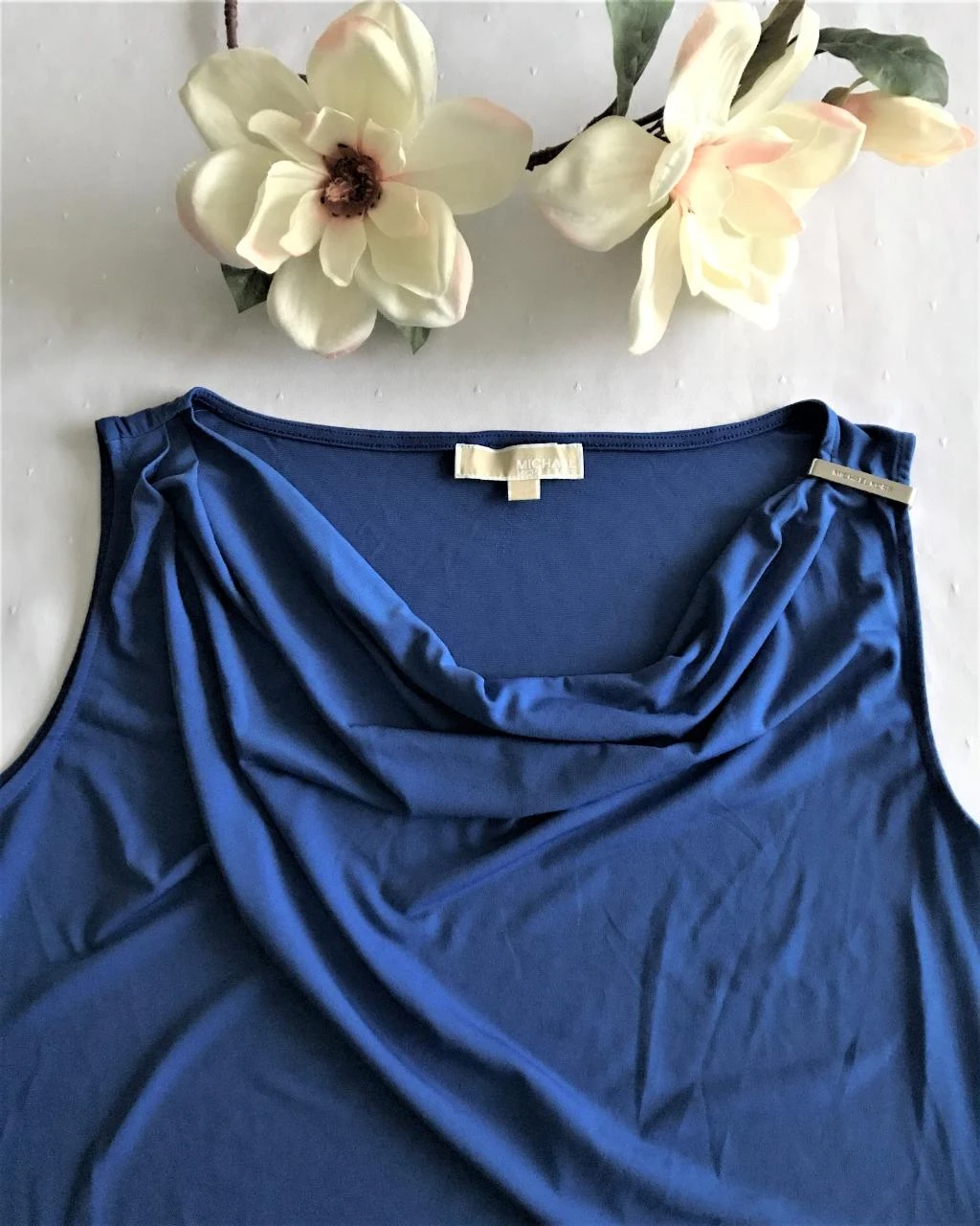 Michael Kors XL/42 bright blue sleeveless blouse. – photo 3